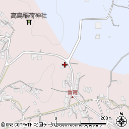 長崎県長崎市田手原町377周辺の地図