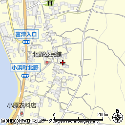 長崎県雲仙市小浜町北野855周辺の地図