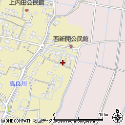 熊本県熊本市南区内田町89周辺の地図