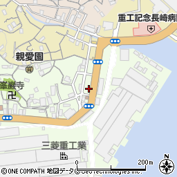 長田工業本社ビル周辺の地図