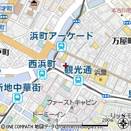 スターバックスコーヒー 長崎 浜町 S東美店周辺の地図