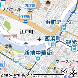 長崎市役所福祉部　包括ケアまちんなかラウンジ周辺の地図