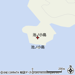 池ノ小島周辺の地図