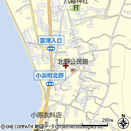 長崎県雲仙市小浜町北野809周辺の地図