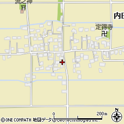 熊本県熊本市南区内田町2588-3周辺の地図