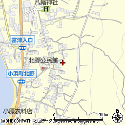 長崎県雲仙市小浜町北野859周辺の地図