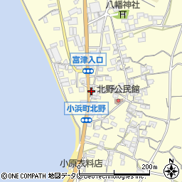 長崎県雲仙市小浜町北野772周辺の地図