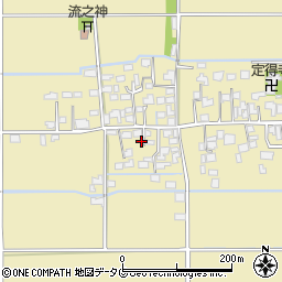 熊本県熊本市南区内田町2622周辺の地図