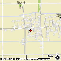 熊本県熊本市南区内田町2626周辺の地図