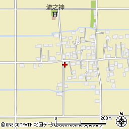熊本県熊本市南区内田町2596周辺の地図