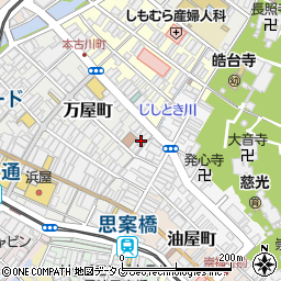 炙 長崎周辺の地図