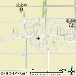 熊本県熊本市南区内田町2618周辺の地図