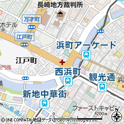 ジョイフル 長崎築町店周辺の地図