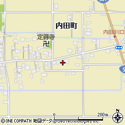 熊本県熊本市南区内田町2511周辺の地図