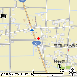 熊本県熊本市南区内田町1940周辺の地図