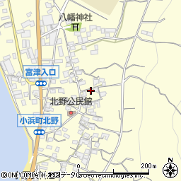 長崎県雲仙市小浜町北野847周辺の地図