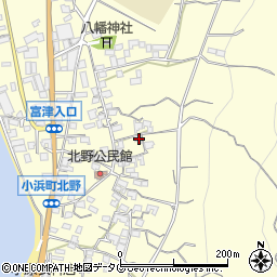 長崎県雲仙市小浜町北野861周辺の地図