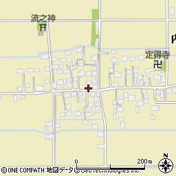 熊本県熊本市南区内田町2394周辺の地図