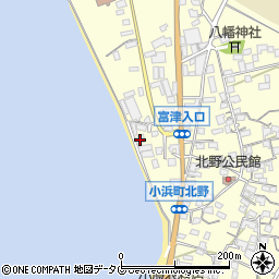 長崎県雲仙市小浜町北野739周辺の地図