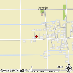 熊本県熊本市南区内田町2241-5周辺の地図