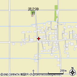 熊本県熊本市南区内田町2235-1周辺の地図