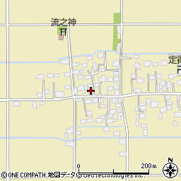 熊本県熊本市南区内田町2341-1周辺の地図
