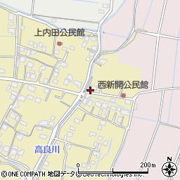 熊本県熊本市南区内田町7周辺の地図
