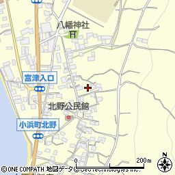 長崎県雲仙市小浜町北野846周辺の地図