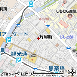 五島椿本舗くじら工芸観光通り店周辺の地図