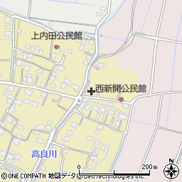 熊本県熊本市南区内田町6周辺の地図