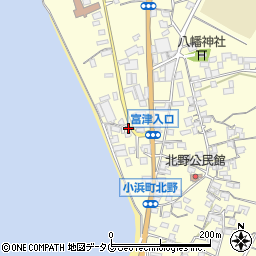 長崎県雲仙市小浜町北野777周辺の地図