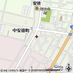 長崎県島原市中安徳町丁-4206周辺の地図