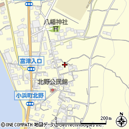長崎県雲仙市小浜町北野832周辺の地図