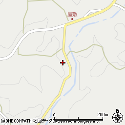 熊本県上益城郡御船町上野3553周辺の地図