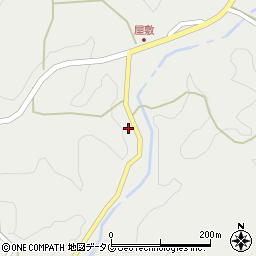 熊本県上益城郡御船町上野3549周辺の地図