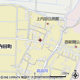 熊本県熊本市南区内田町800周辺の地図