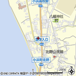 長崎県雲仙市小浜町北野779-1周辺の地図