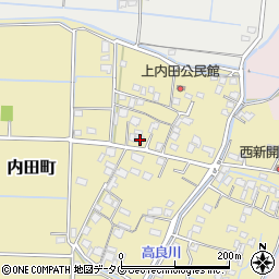 熊本県熊本市南区内田町792周辺の地図