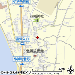 長崎県雲仙市小浜町北野835周辺の地図