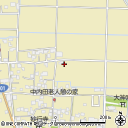 熊本県熊本市南区内田町1396周辺の地図