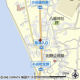 長崎県雲仙市小浜町北野981周辺の地図