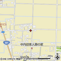 熊本県熊本市南区内田町1775周辺の地図