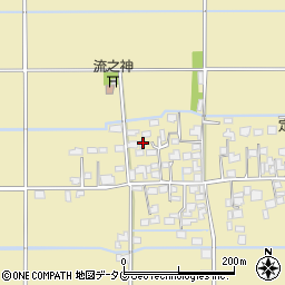 熊本県熊本市南区内田町2377周辺の地図