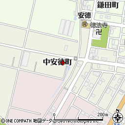 長崎県島原市中安徳町周辺の地図