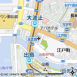 長崎市江戸町 魚たつ周辺の地図