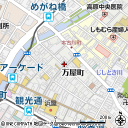 長崎県長崎市万屋町周辺の地図