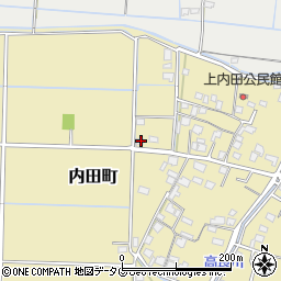 熊本県熊本市南区内田町910周辺の地図