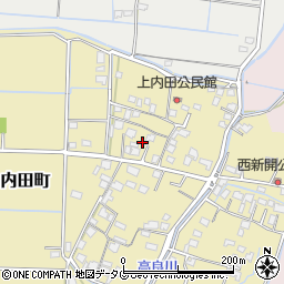 熊本県熊本市南区内田町792-5周辺の地図