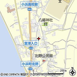 長崎県雲仙市小浜町北野789周辺の地図