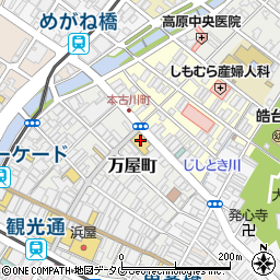 セブンイレブン長崎万屋町店周辺の地図